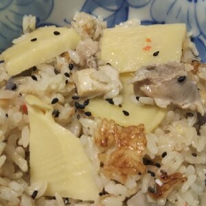 我が家のタケノコご飯